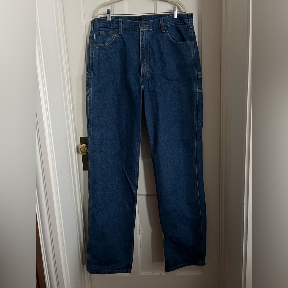 Carhartt Men's Relaxed Fit Blue Jeans